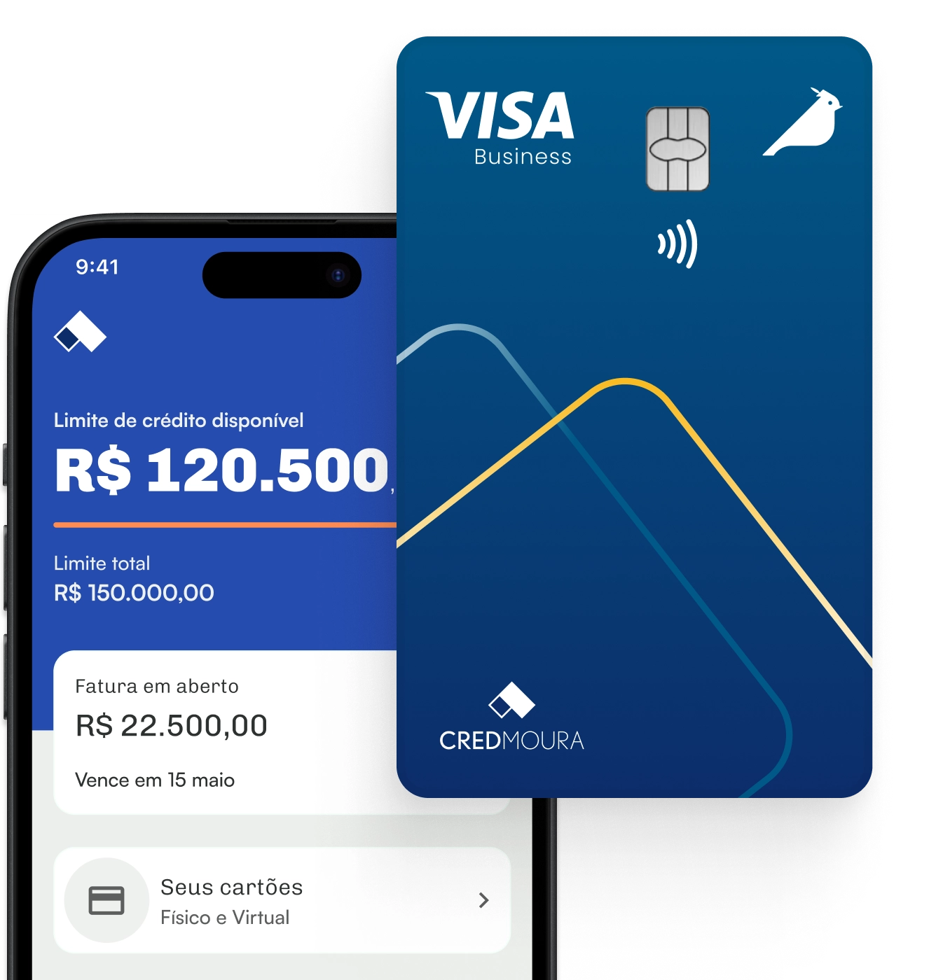 Cartão e app da robbin